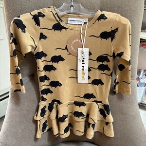 NWT Mini rodini mouse dress